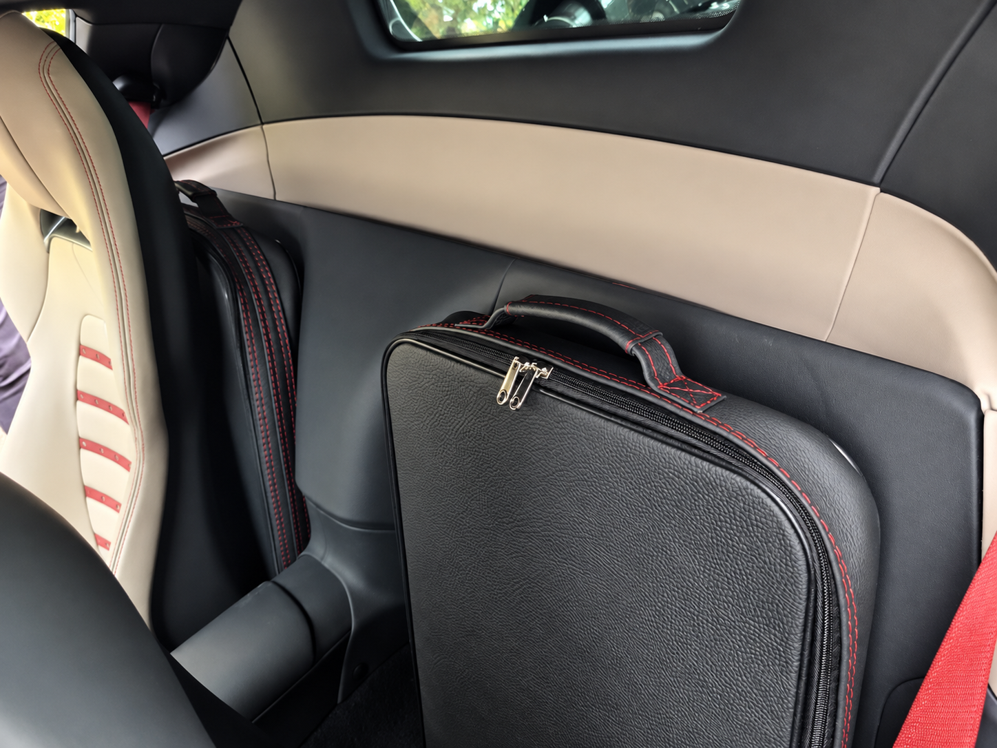 Roadsterbag kofferset Ferrari 849 Testarossa Spider  interieur (2-dlg)
