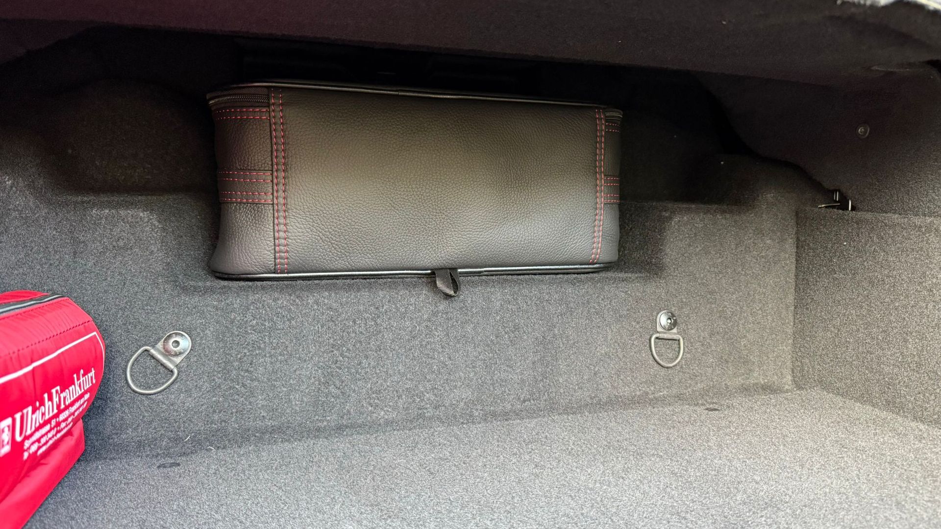 Roadsterbag kofferset Ferrari Amalfi Spider + rode stiknaden (5-dlg)
