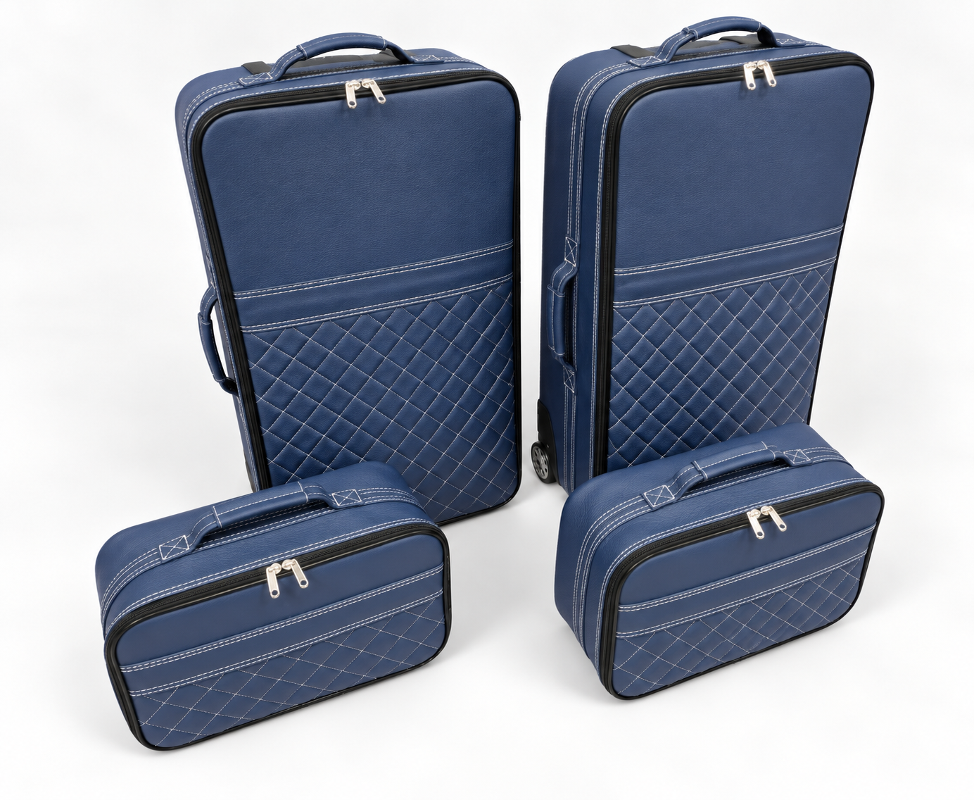 Roadsterbag kofferset Bentley Bentayga (leder) Kobalt (4-dlg)