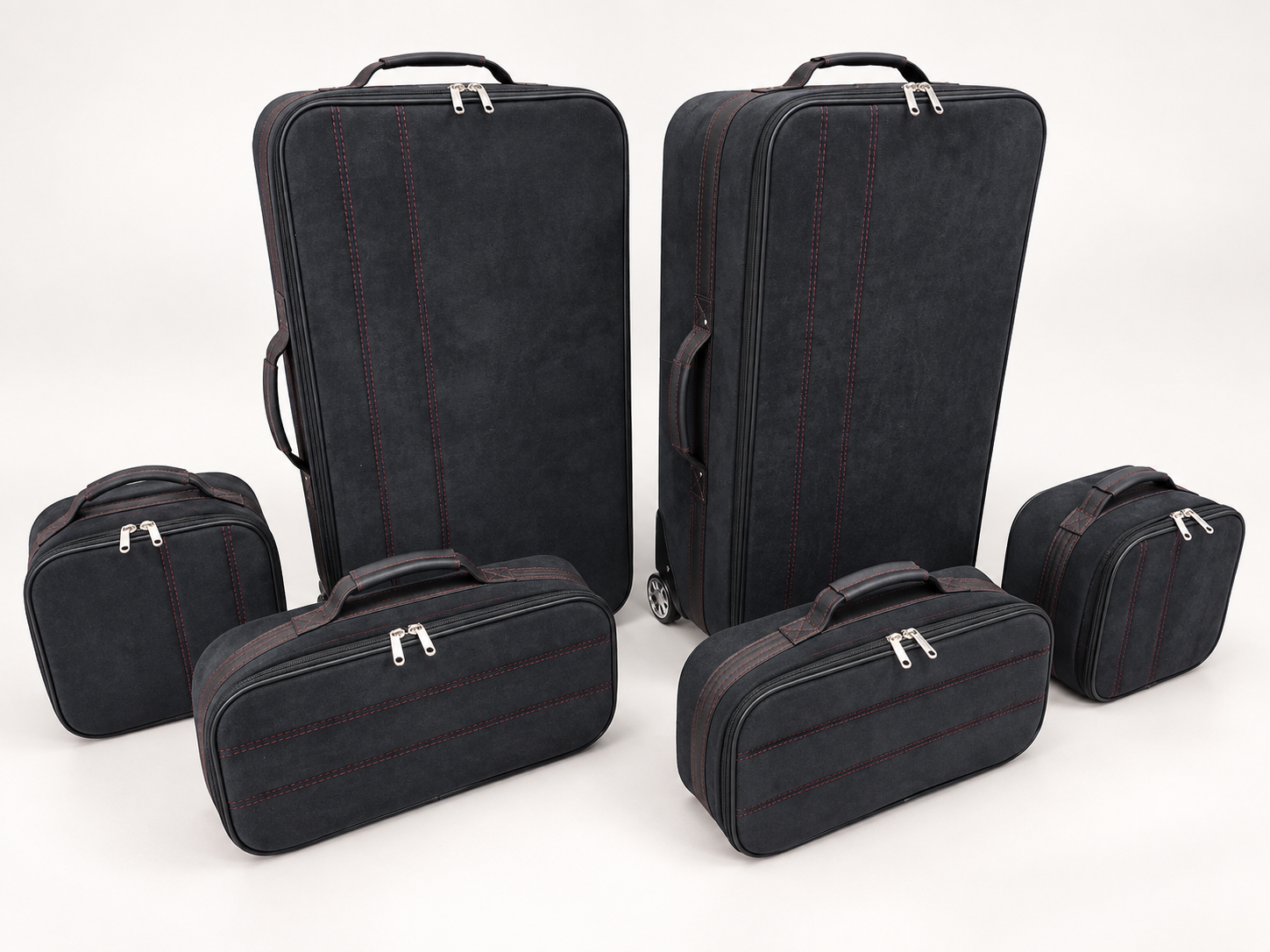 Roadsterbag kofferset Bentley Continental GTC 2019-2023 Ancarra fabric (6-dlg)