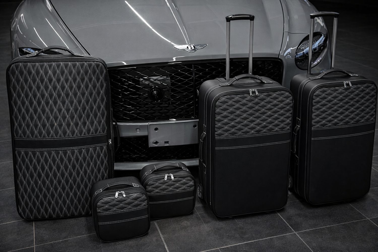 Roadsterbag suitcase set Bentley Continental GT Hybrid 2024- (7-pcs) Roadsterbag suitcase set Bentley Continental GT Hybrid 2024- (7-pcs)