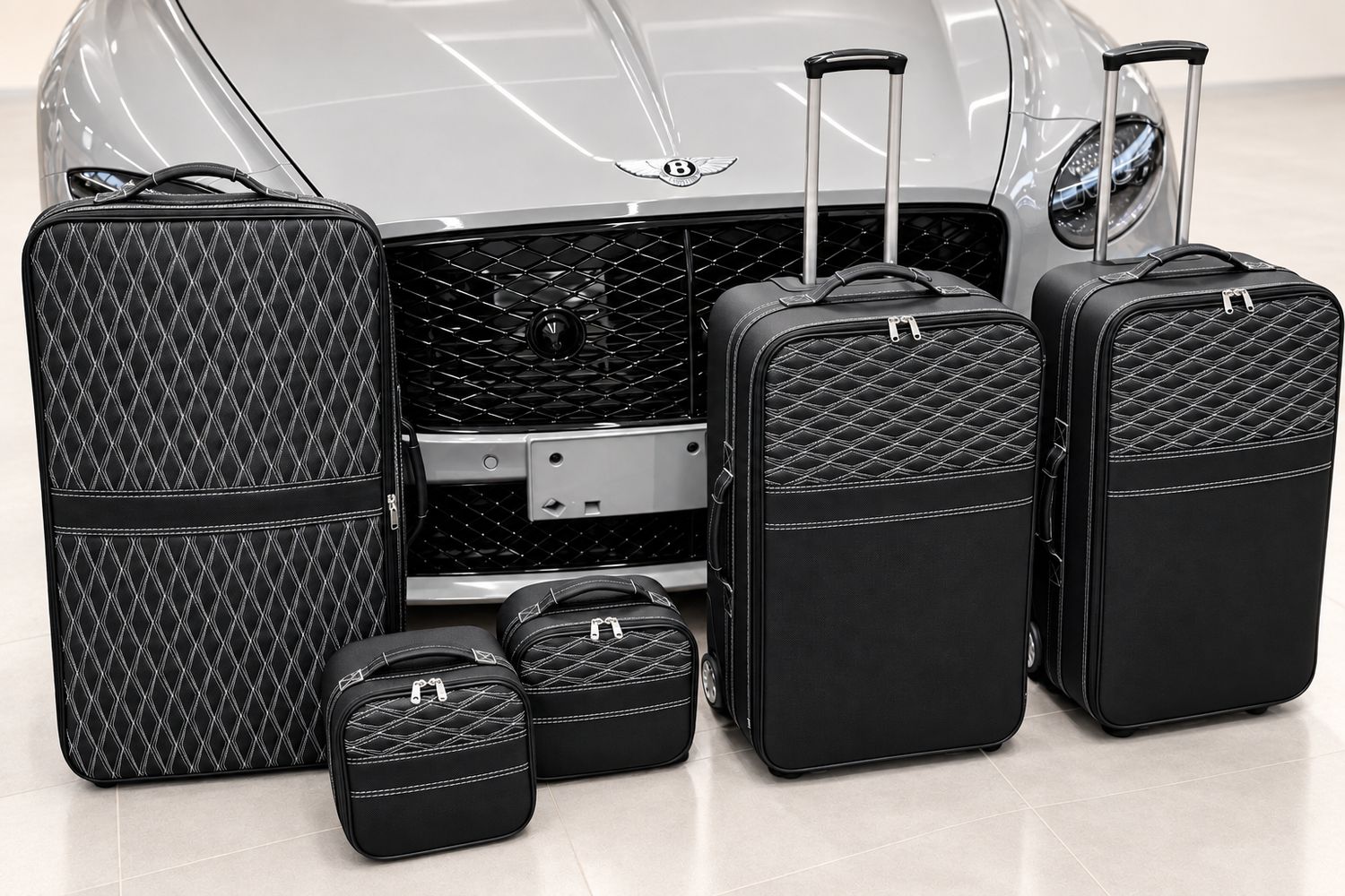 Roadsterbag suitcase set Bentley Continental GT Hybrid 2024- (7-pcs) Roadsterbag suitcase set Bentley Continental GT Hybrid 2024- (7-pcs)