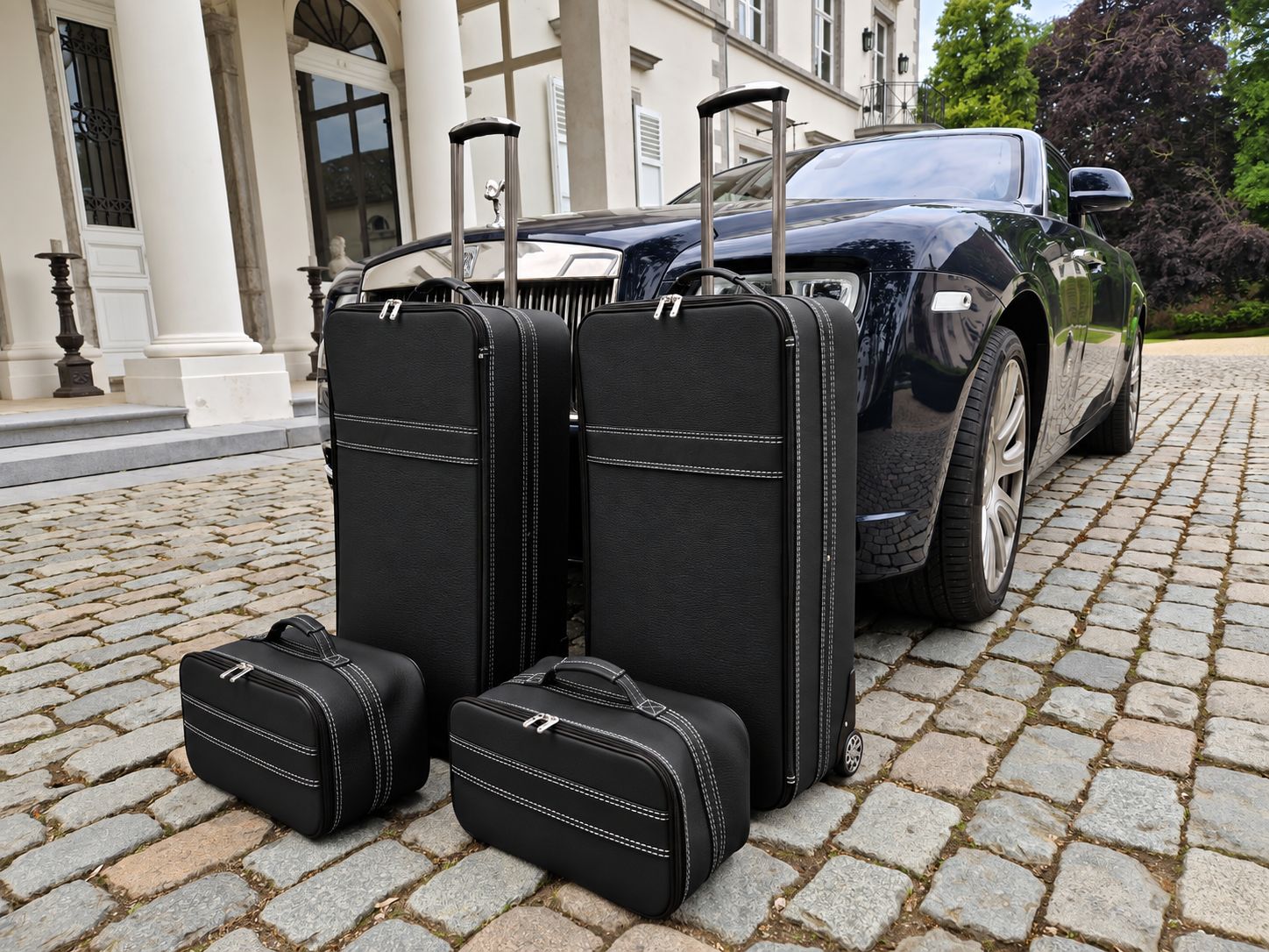 Roadsterbag suitcase set Rolls Royce Dawn (2016-) trunk (4-pcs) Roadsterbag suitcase set Rolls Royce Dawn (2016-) trunk (4-pcs)
