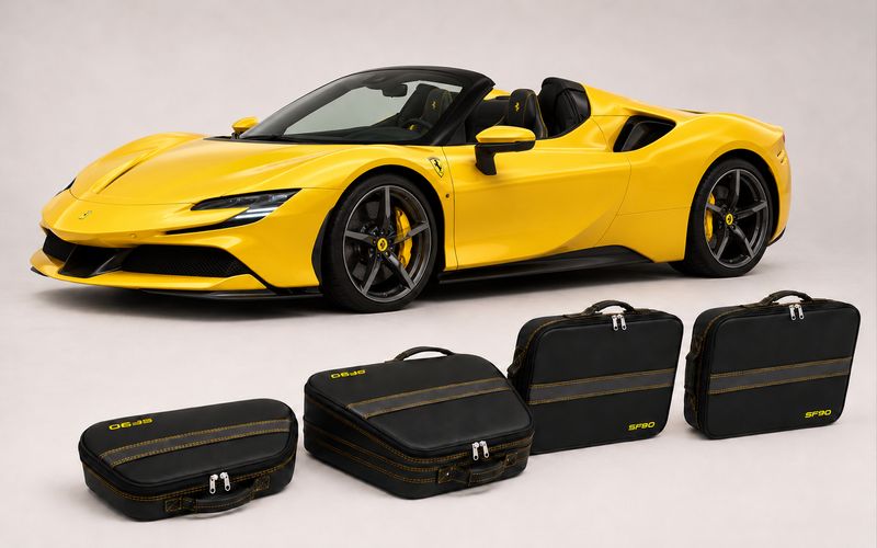 Roadsterbag luggae set Ferrari SF90 Spider frunk + interior (4-pcs)