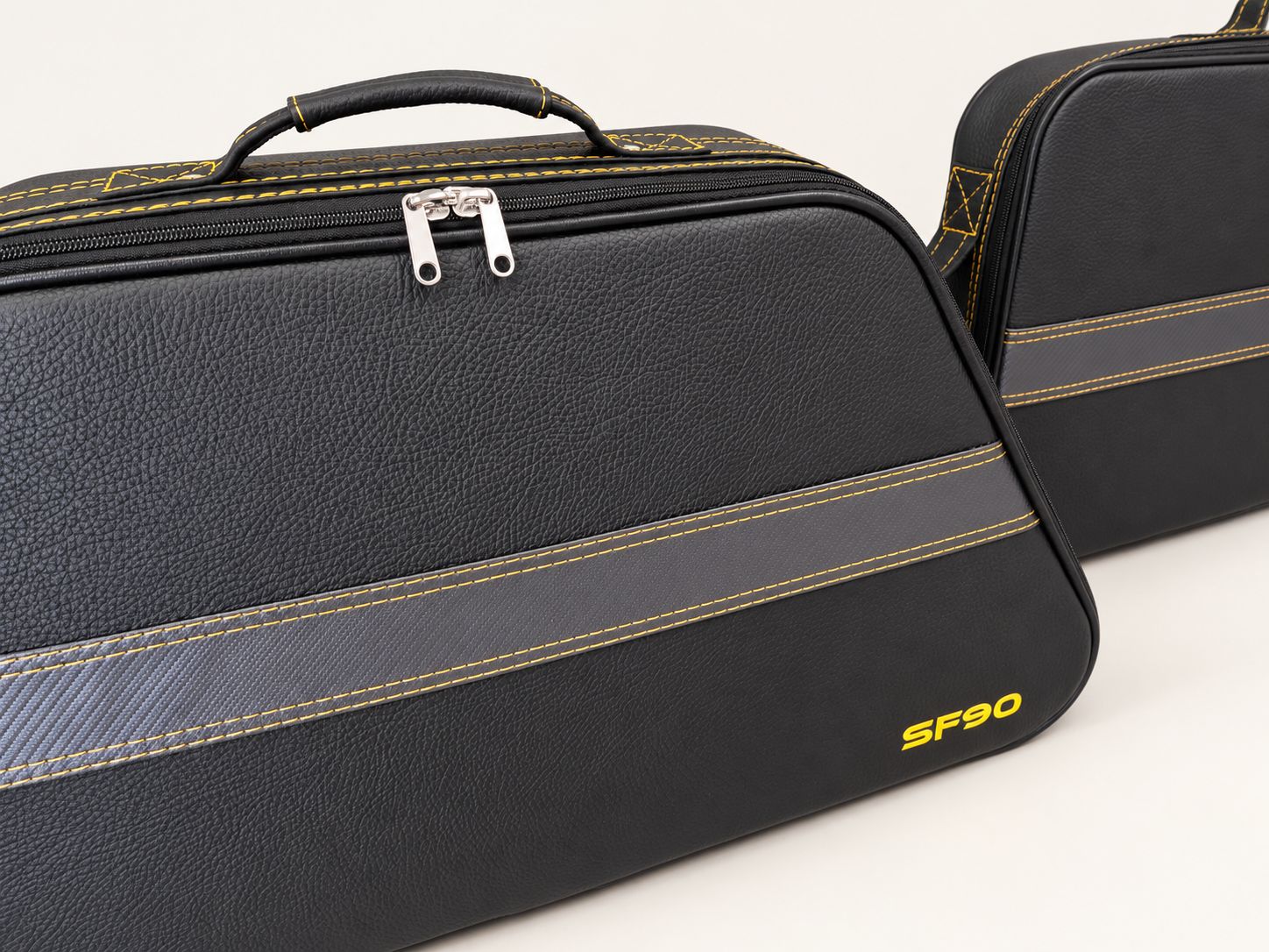 Roadsterbag luggae set Ferrari SF90 Coupe & Spider frunk (2-pcs) Yellow