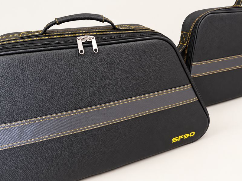 Roadsterbag luggae set Ferrari SF90 Coupe & Spider frunk (2-pcs) Yellow