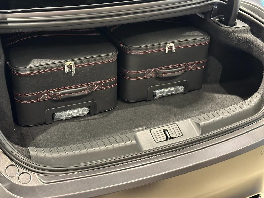Roadsterbag kofferset Maserati GranTurismo 2023- Leder Nero (5-dlg)