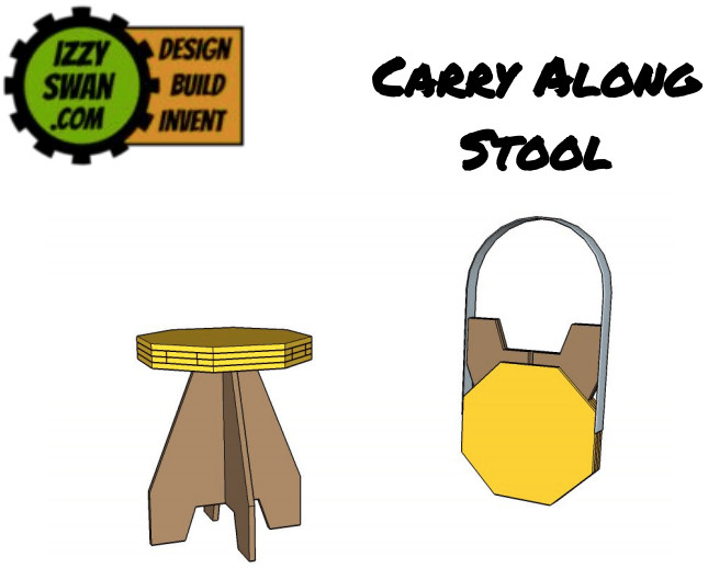 Carry-Along Stool Digital Build Plans