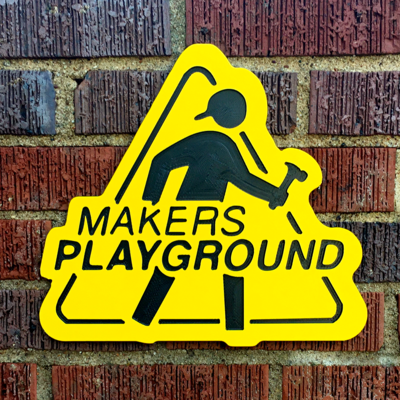 Maker's Playground Sign