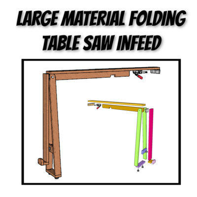 Folding Table Saw Infeed