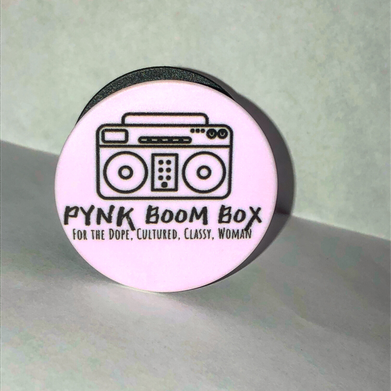 Pynk Boom Box Pop Socket