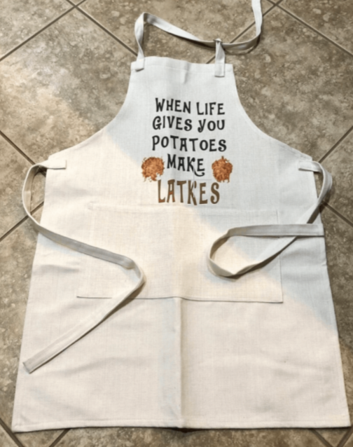 Apron When Life Gives You Potatoes Makes Latkes