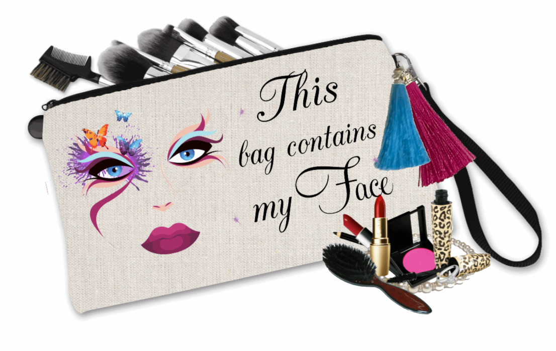 Makeup Bag: This Bag Contains My Face
