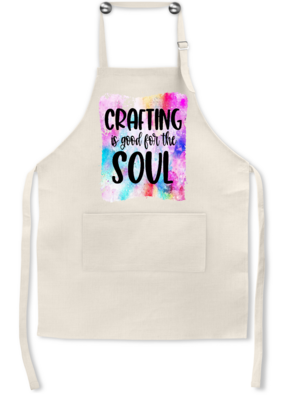 Crafting Apron: CRAFTING IS GOOD FOR THE SOUL