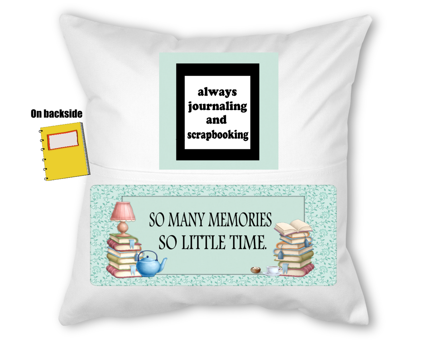 Crafting Pillow With Pocket: SO MANY MEMORIES SO LITTLE TIME