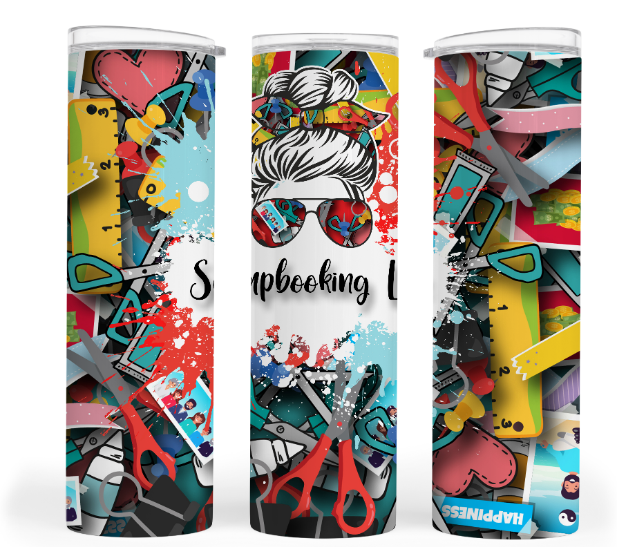 Crafting Tumbler:  SCRAPBOOKING LIFE