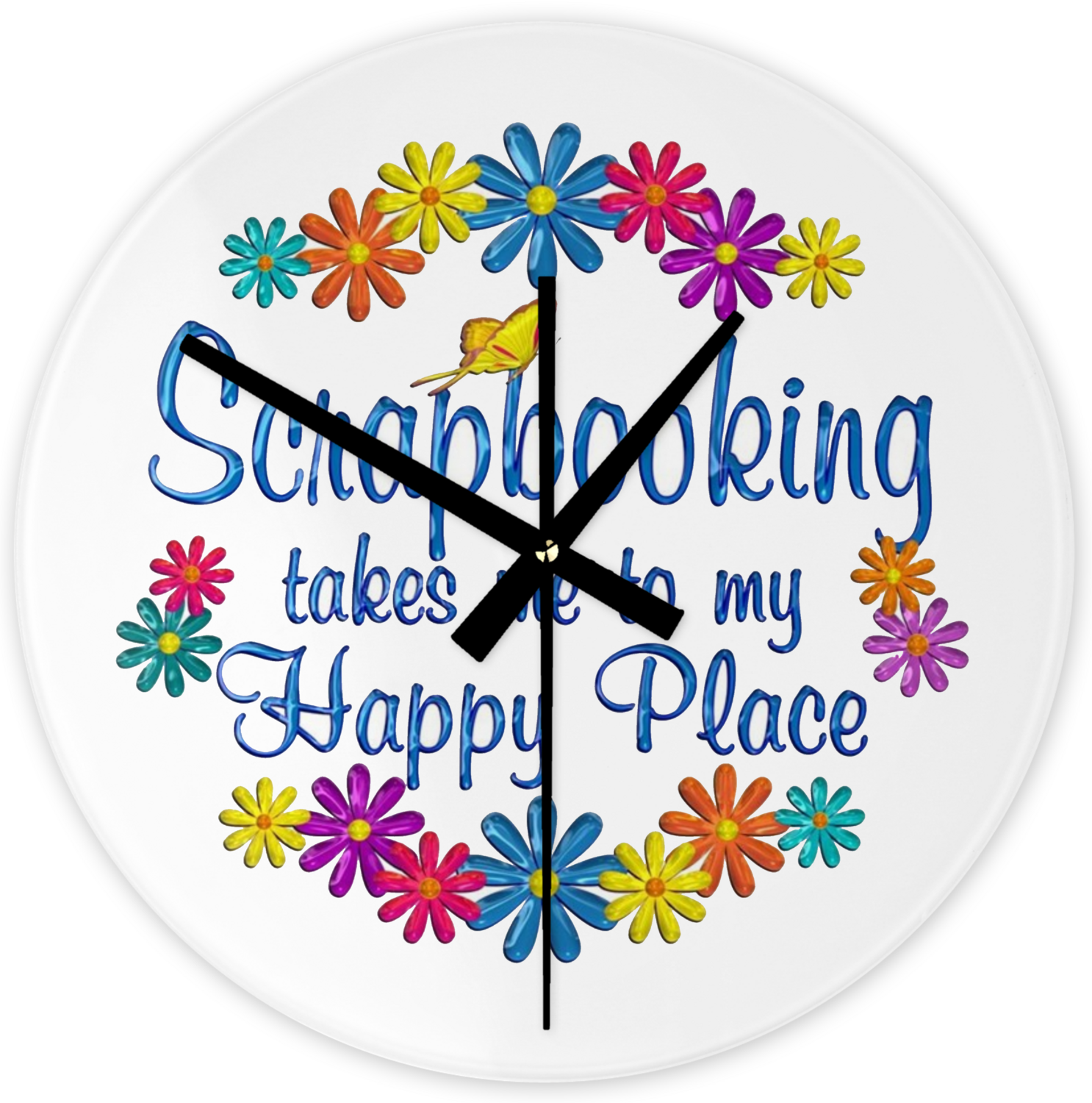 Crafting Clock: SCRAPBOOKING TAKES ME TO MY HAPPY PLACE