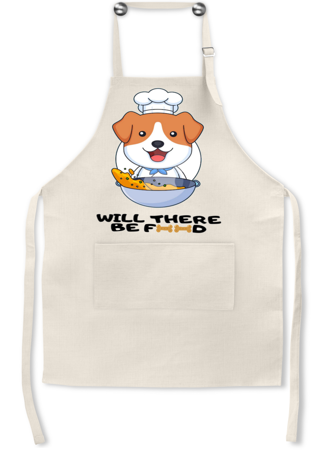 Dog Apron: WILL THERE BE FOOD