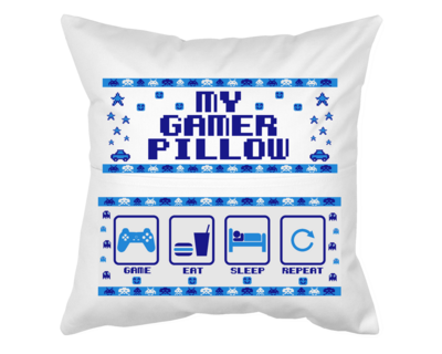 Pillow With Pocket: MY GAMER PILLOW