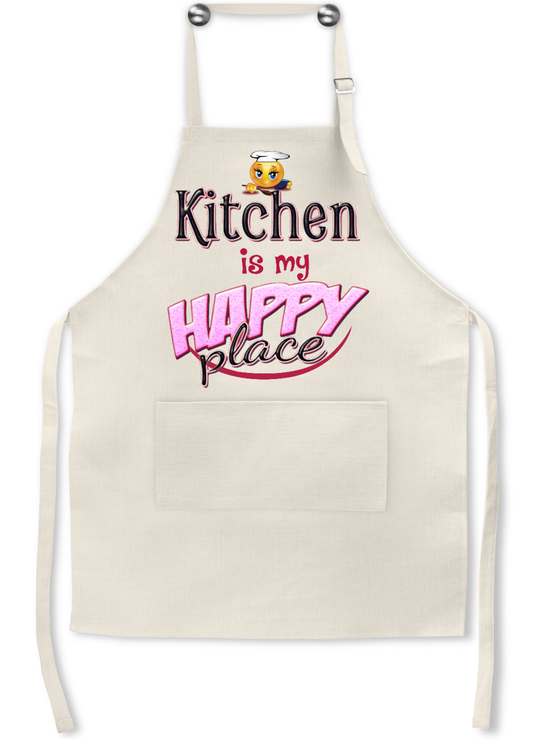 Apron: KITCHEN IS MY HAPPY PLACE
