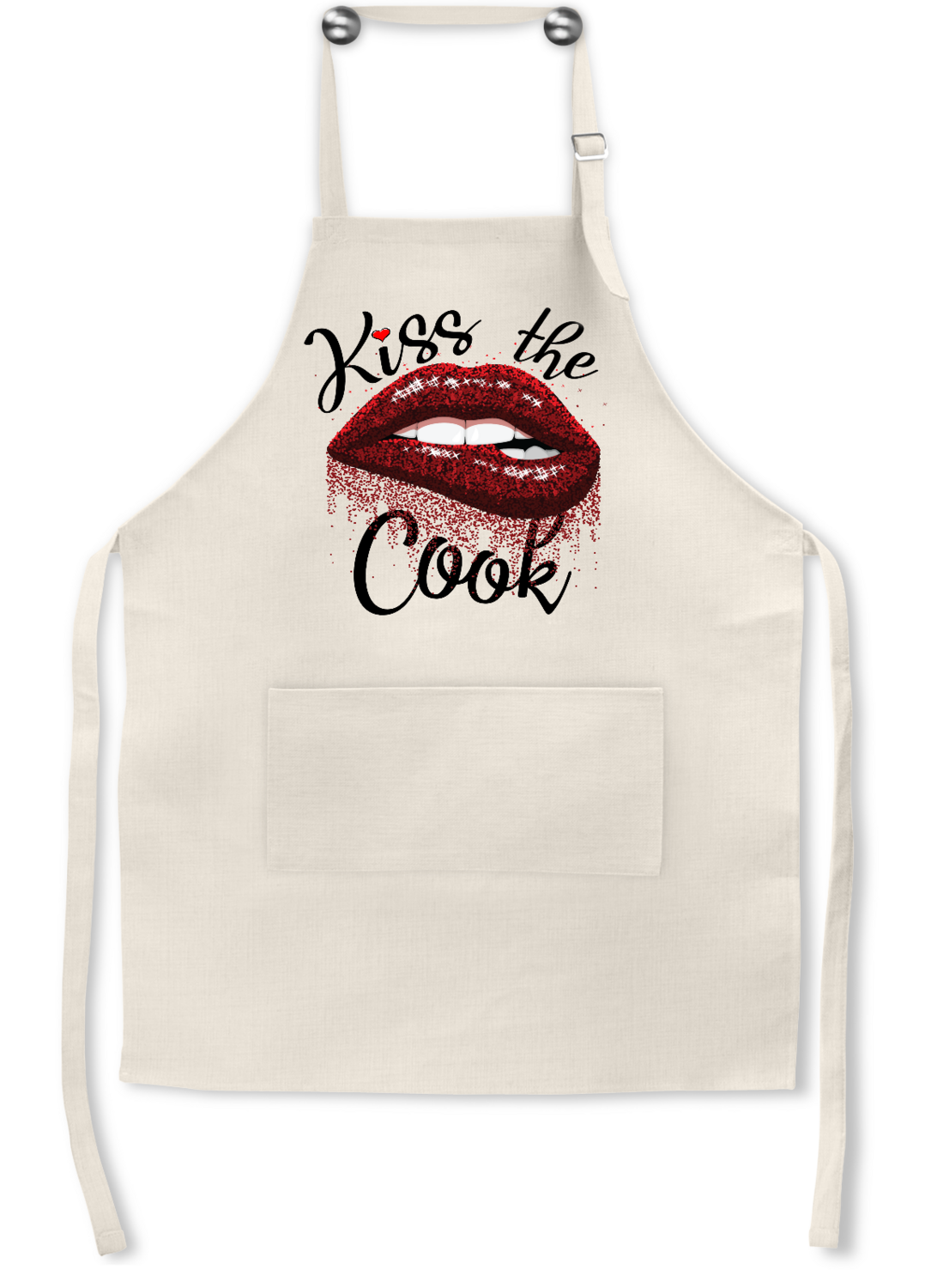 Apron: KISS THE COOK