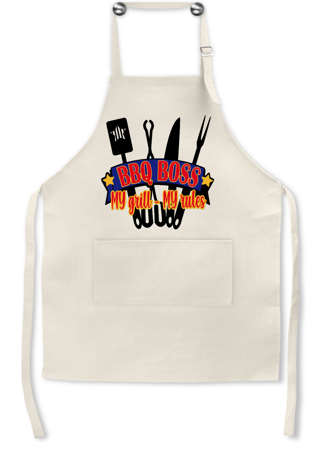 Apron: BBQ BOSS MY GRILL MY RULES