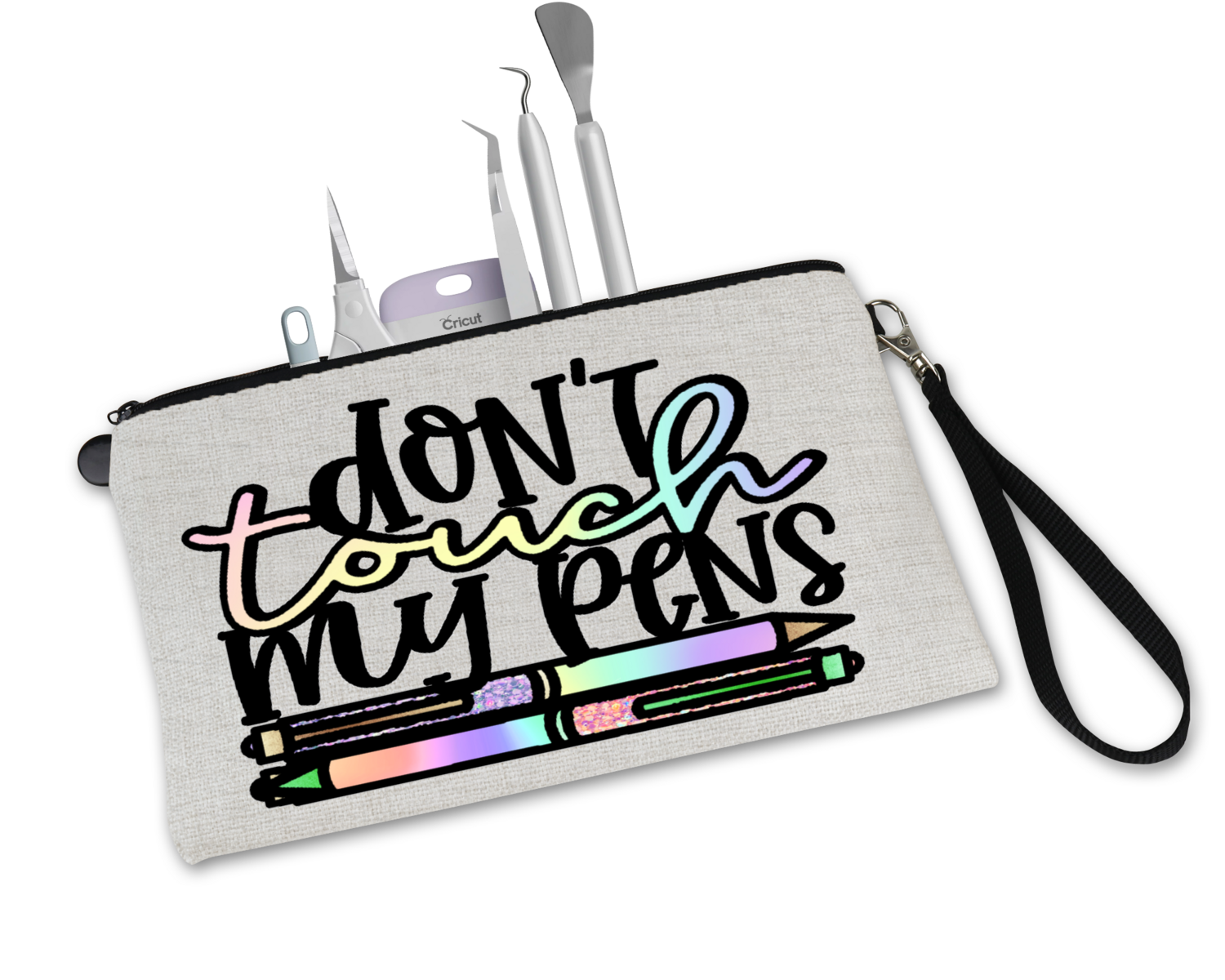 Crafting Tool Bag: DON&#39;T TOUCH MY PENS