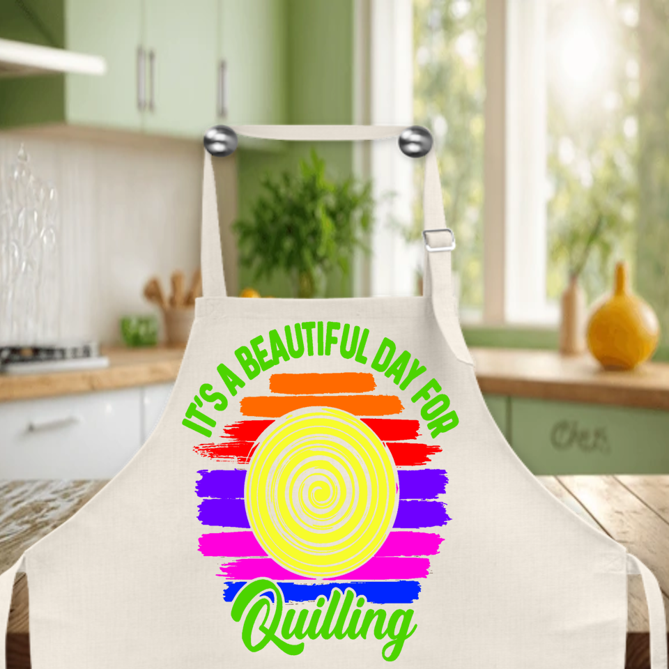 Crafting Apron: IT&#39;S A BEAUTIFUL DAY FOR QUILLING