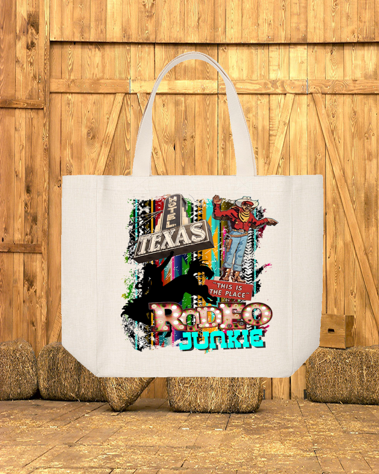 Tote Bag: RODEO JUNKIE