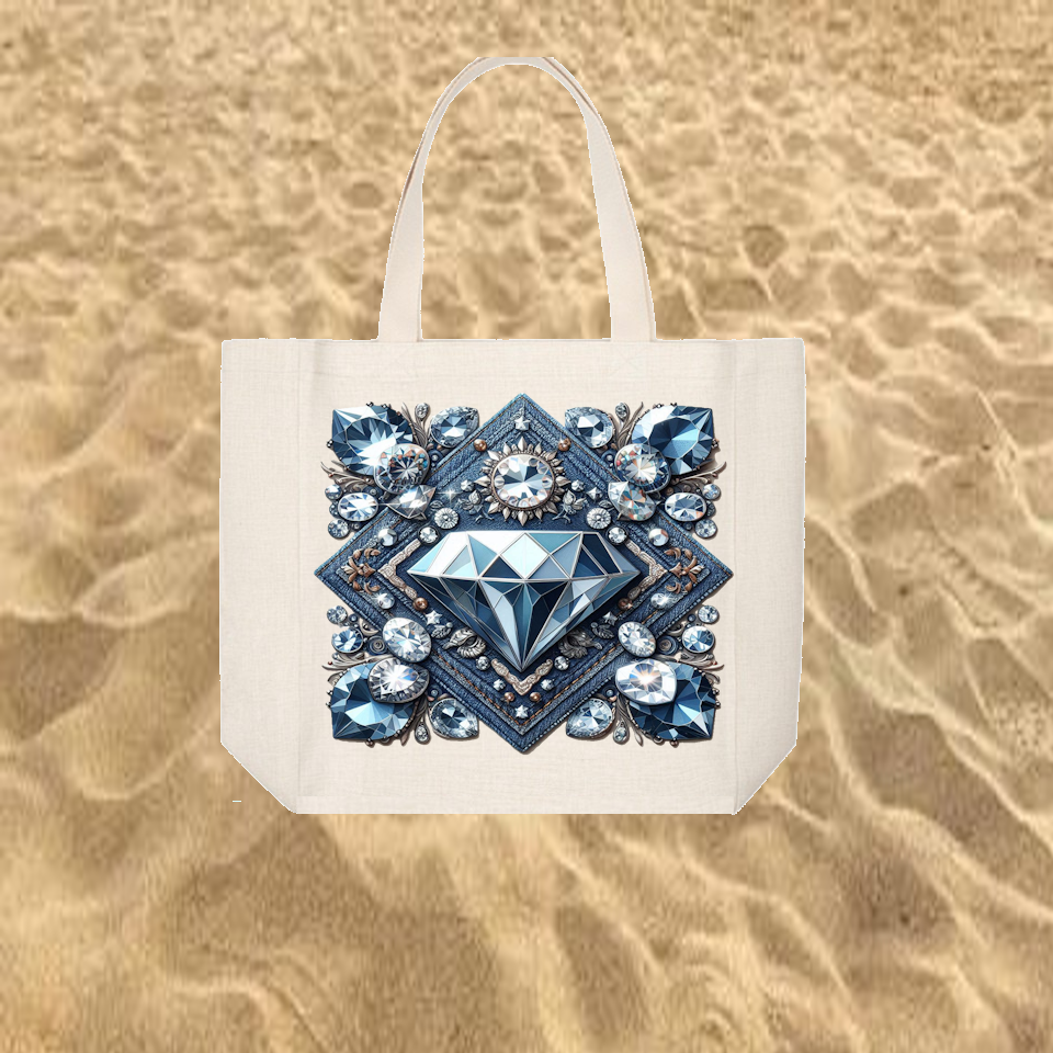 Tote Bag: DIAMONDS AND DENIM
