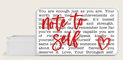 KEEPSAKE BOX: NOTE TO SELF
