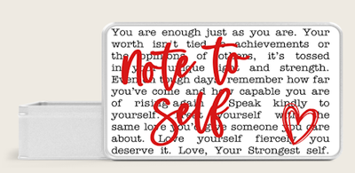 KEEPSAKE BOX: NOTE TO SELF