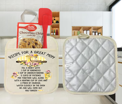 Potholders: RECIPE FOR A GREAT MOM