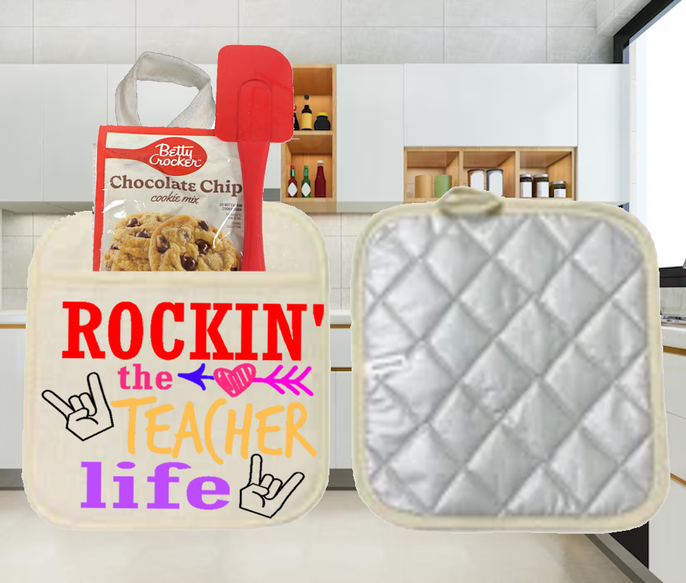 Potholders: ROCKIN&#39; THE TEACHER LIFE
