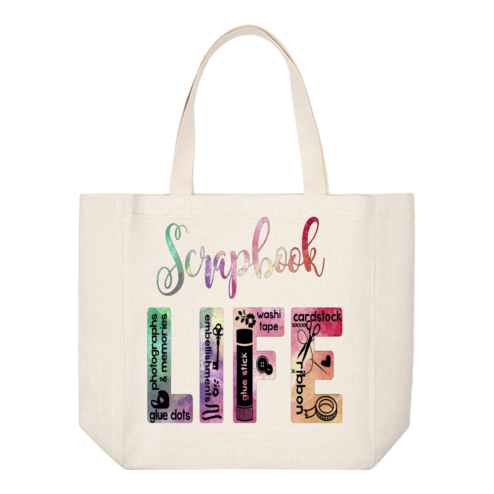 Crafting Tote Bag:  SCRAPBOOK LIFE