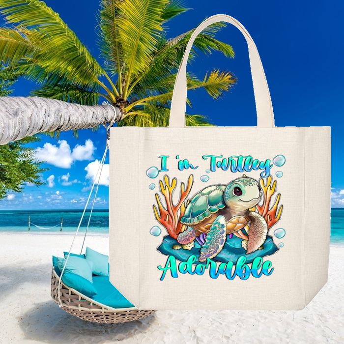 Tote Bag: I&#39;M TURTLEY ADORABLE