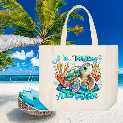 Tote Bag: I&#39;M TURTLEY ADORABLE
