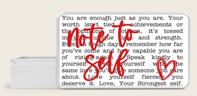 KEEPSAKE BOX: NOTE TO SELF