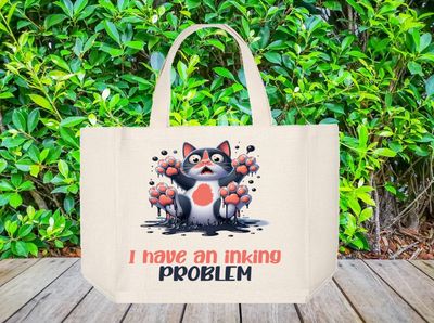 Crafting Tote Bag:  I HAVE AN INKING PROBLEM