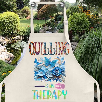 Crafting Apron: QUILLING IS MY THERAPY