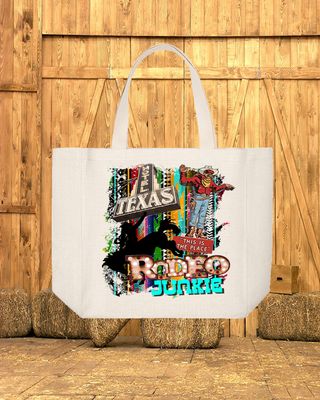 Tote Bag: RODEO JUNKIE