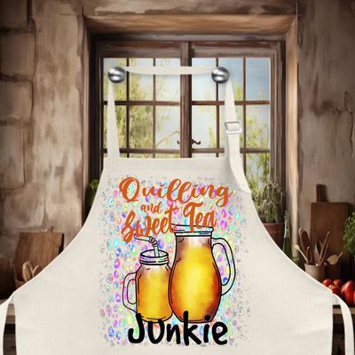 Crafting Apron: QUILLING AND SWEET TEA JUNKIE