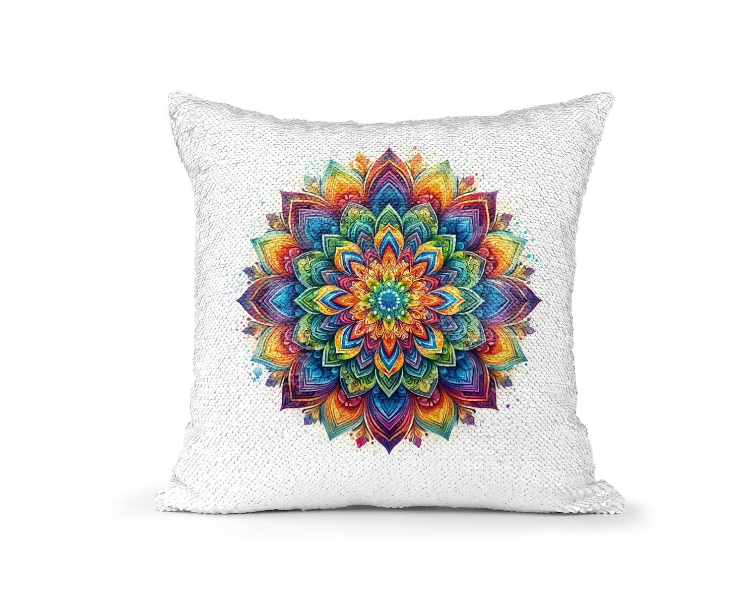 Pillow Sequin Mandala