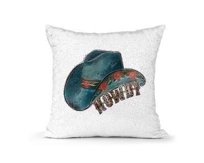 Pillow Sequin Hat and HOWDY
