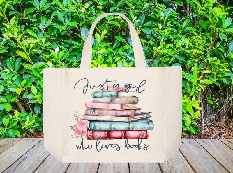 Book Bag:  JUST A GIRL WHO LOVES BOOKS