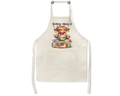 Apron: BAKING MOOO-D