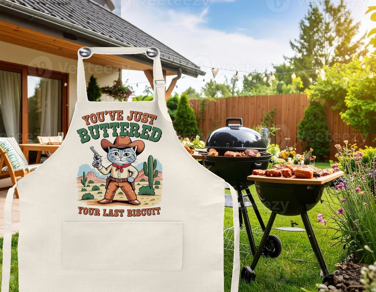 Apron: YOU'VE JUST BUTTERED YOUR LAST BISCUIT
