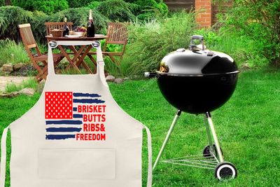 Apron: BRISKETS BUTTS RIBS AND FREEDOM