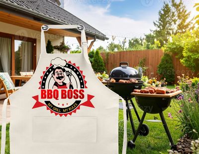 Apron: BBQ BOSS MY GRILL MY RULES