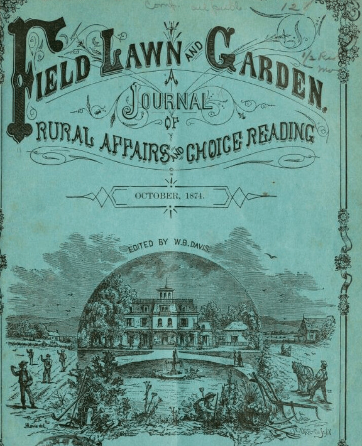 $2 Field Lawn & Garden Journal of Rural Affairs and Choice Reading